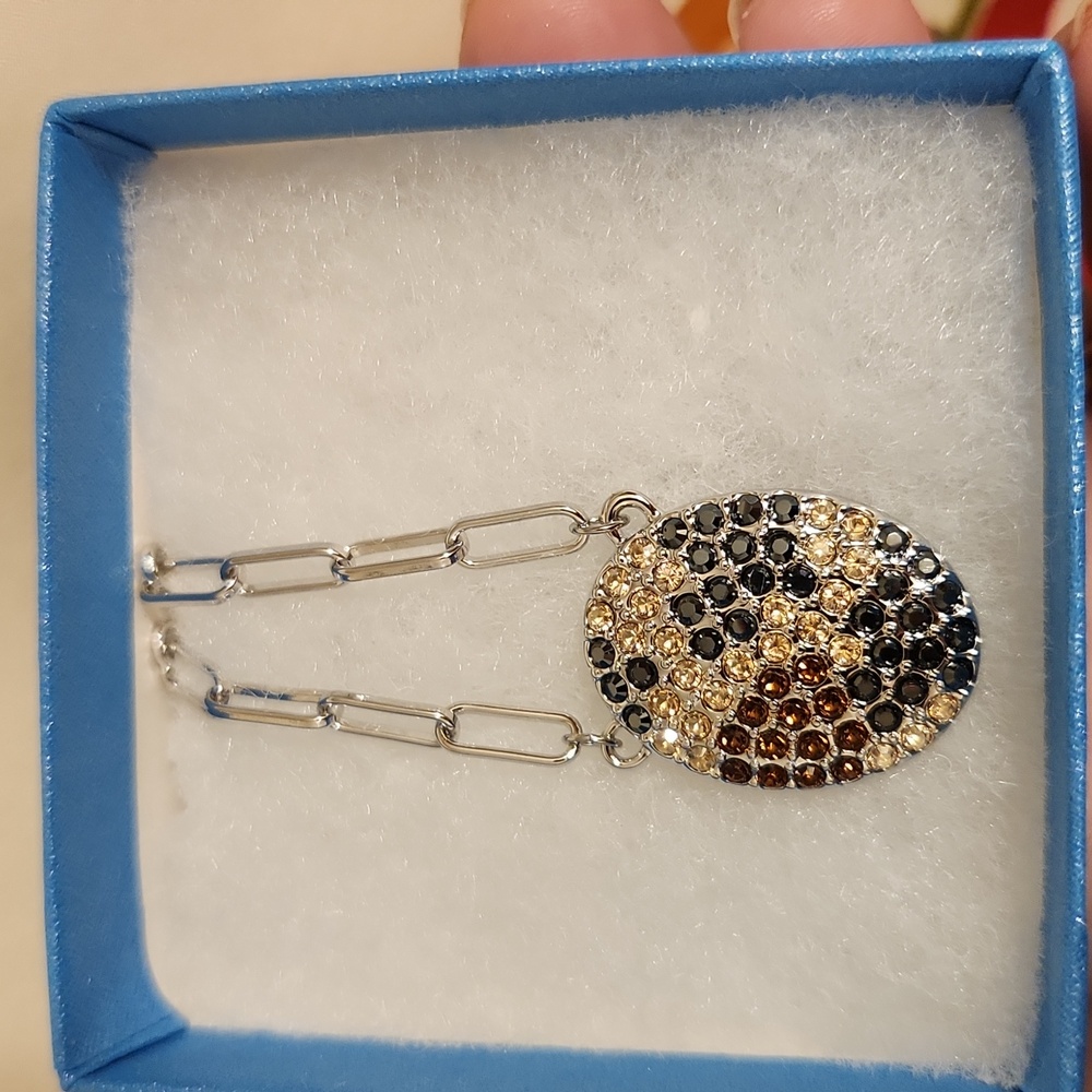 Touchstone Crystal Swarovski  Into The Wild Pendant Necklace